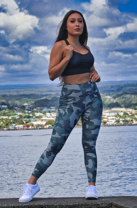 Black Longline sports bra