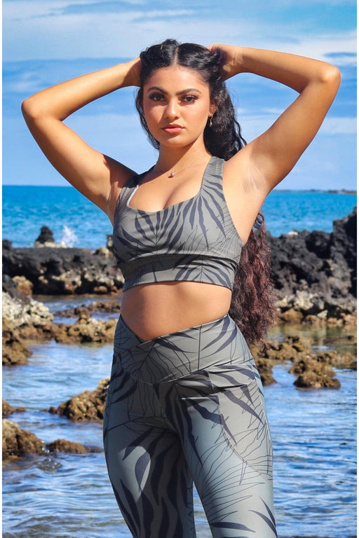 'Ōkupu Longline sports bra