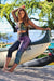 Asana Hawaii Yoga Capri Leggings Kundalini Mandala 