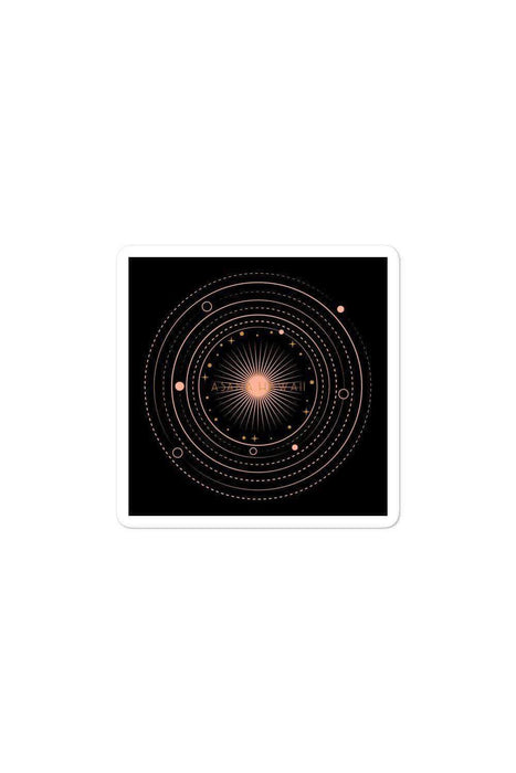 Asana Hawaii Stickers 3x3 Asana Hawaii Astro Bubble-free stickers