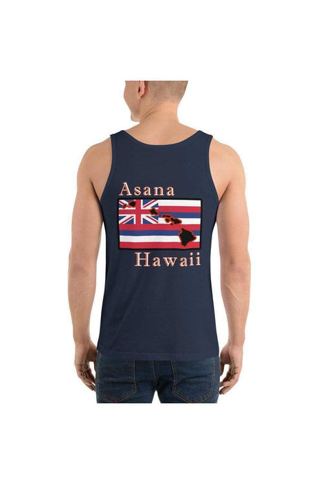 Asana Hawaii Tank Tops Charcoal-Black Triblend / XS Asana Hawaii Flag Unisex Tank Top (100% combed and ringspun cotton version)