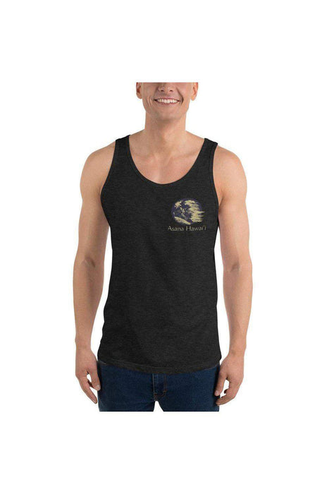 Asana Hawaii Tank Tops Charcoal-Black Triblend / XS Asana Hawaii Geo Surfer Unisex Tank Top