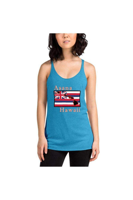 Asana Hawaii Women's Tank Top Vintage Turquoise / XS Asana Hawaii Women's Racerback Yoga Tank