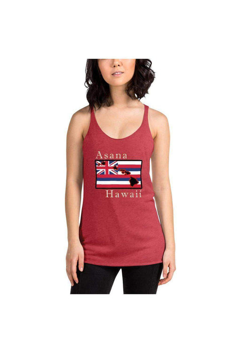 Asana Hawaii Women's Tank Top Vintage Red / XS Asana Hawaii Women's Racerback Yoga Tank