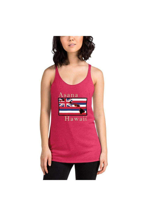 Asana Hawaii Women's Tank Top Vintage Shocking Pink / XS Asana Hawaii Women's Racerback Yoga Tank