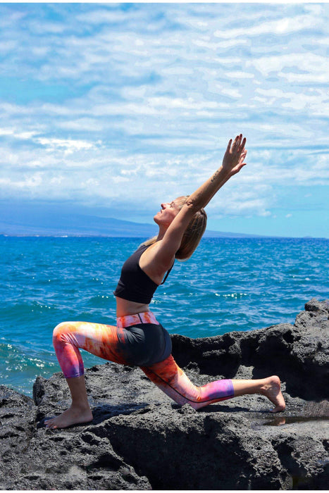 Asana Hawaii Yoga Capri Leggings Hanalei Yoga Capri Leggings