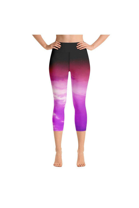 Asana Hawaii Yoga Capri Leggings XS Kaupulehu Clouds Yoga Capri Leggings