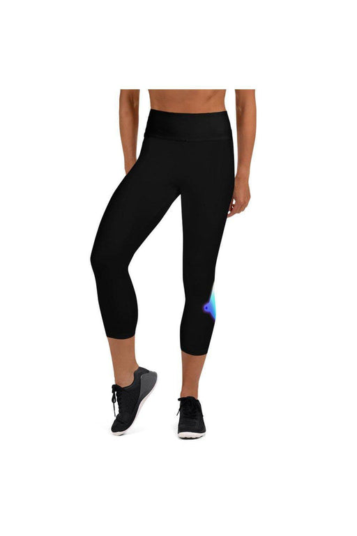 Asana Hawaii Yoga Capri Leggings Kona Manta Rays Yoga Capri Leggings