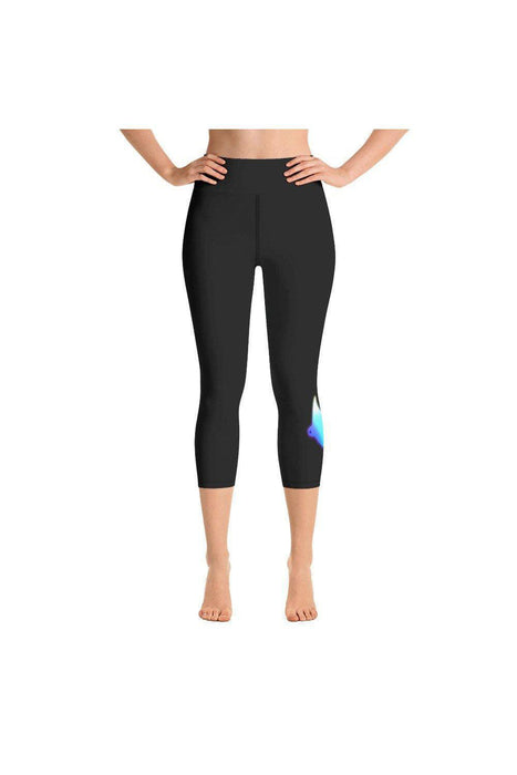 Asana Hawaii Yoga Capri Leggings XS Kona Manta Rays Yoga Capri Leggings