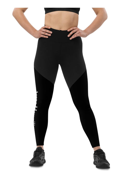 Black Compression Sports Leggings