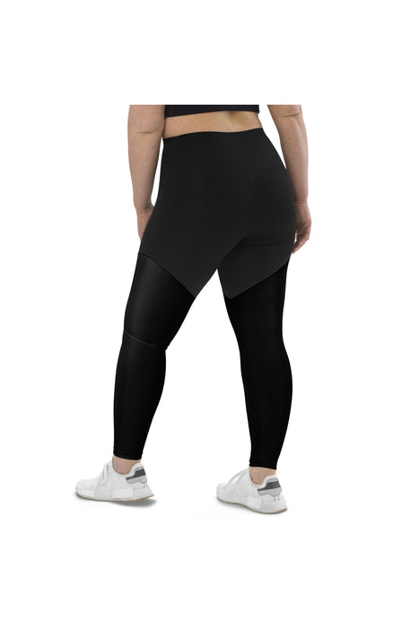 Black Compression Sports Leggings