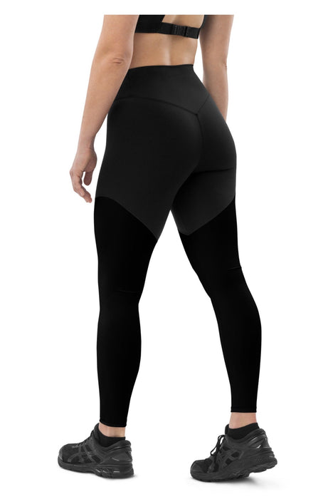 Black Compression Sports Leggings