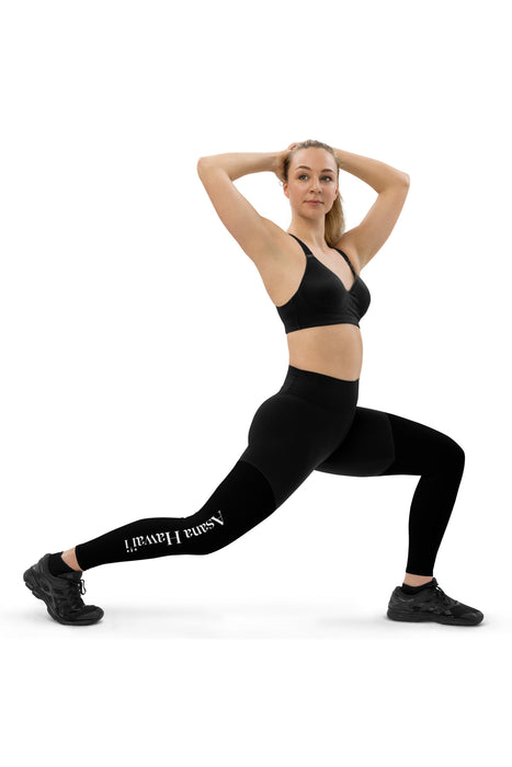 Black Compression Sports Leggings
