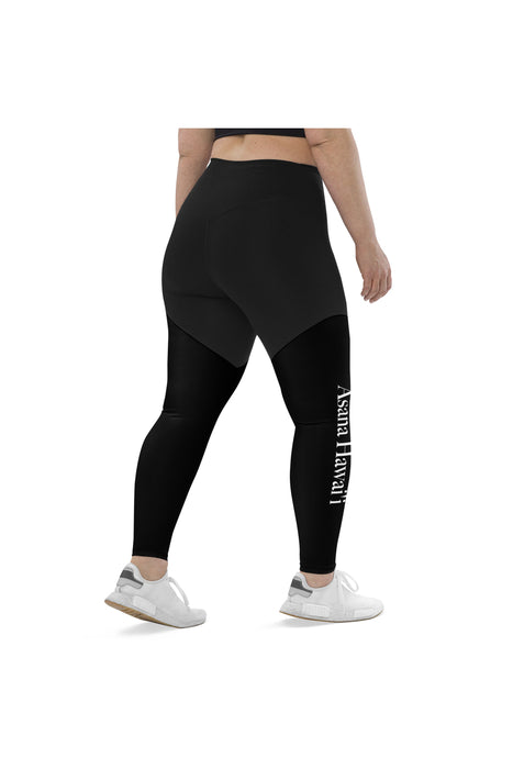 Black Compression Sports Leggings