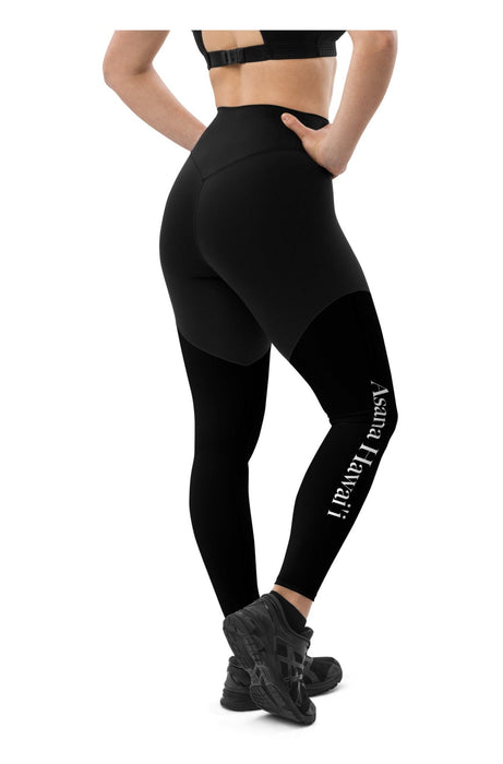 Black Compression Sports Leggings