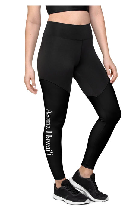 Black Compression Sports Leggings