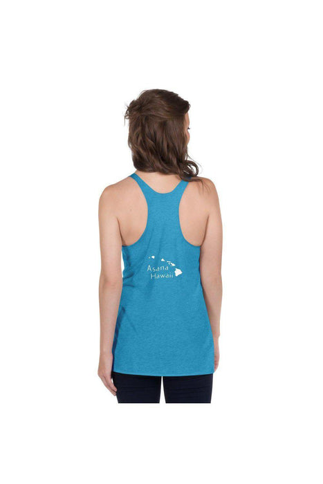 Asana Hawaii Women's Tank Top Zen Lotus Women's Racerback Tank