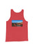 Hilo Canoe's Unisex Tank Top Red Triblend