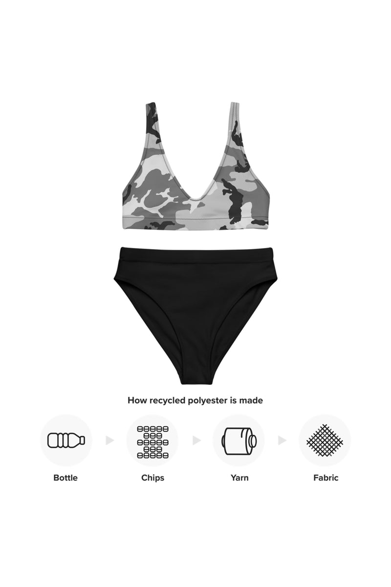 Ka'ala Recycled high-waisted bikini