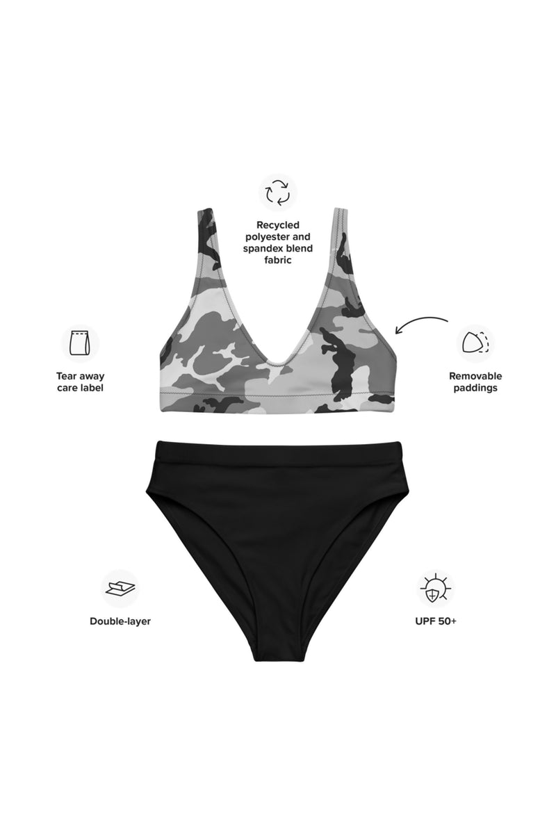 Ka'ala Recycled high-waisted bikini