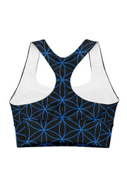 Flower of Life Longline Sports Bra
