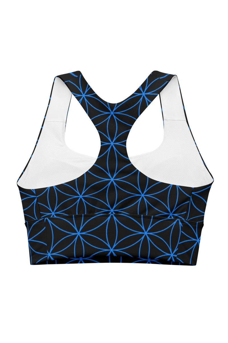 Flower of Life Longline Sports Bra