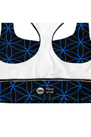 Flower of Life Longline Sports Bra