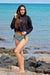 Asana Hawaii Astro Crop Hoodie