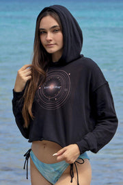 Asana Hawaii Astro Crop Hoodie