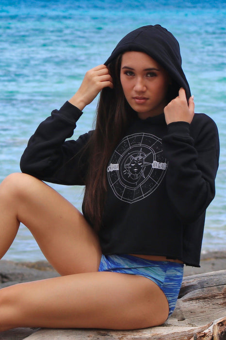 Luna Sol Crop Hoodie