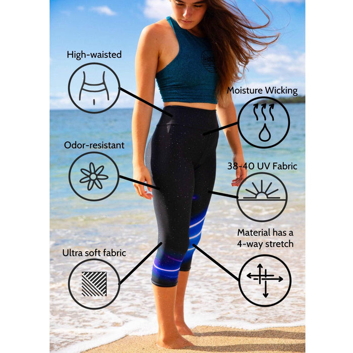 Speed of Light Yoga Capri Leggings