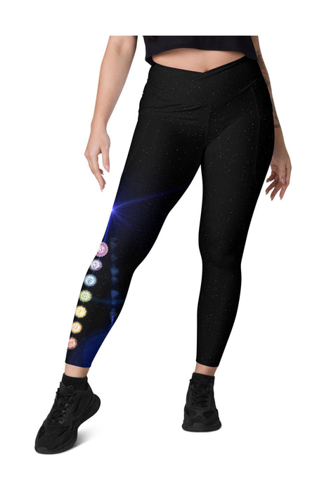 Eon Chakra Crossover leggings with pockets