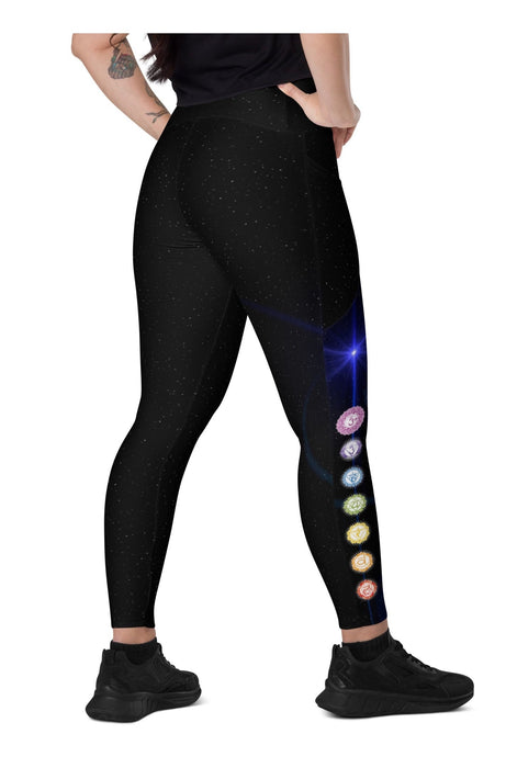Eon Chakra Crossover leggings with pockets