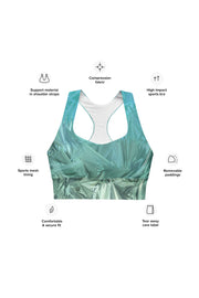Wai Mana Longline sports bra 