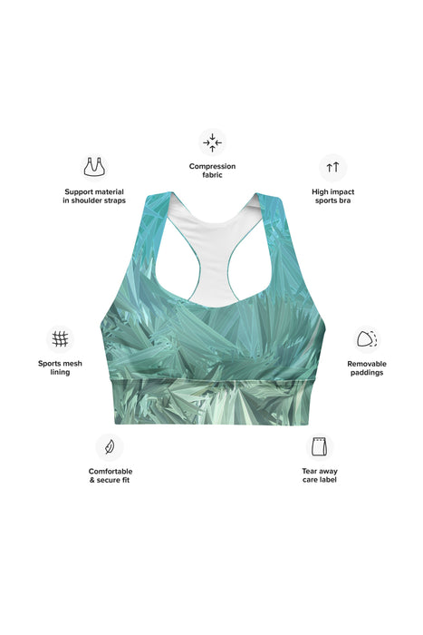 Wai Mana Longline sports bra 