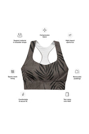 'Ōkupu Longline sports bra 