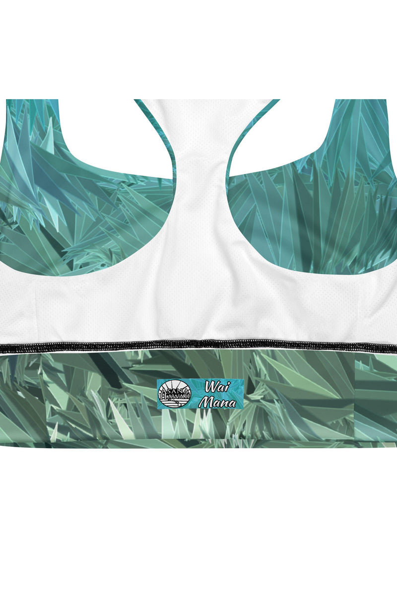 Wai Mana Longline sports bra 