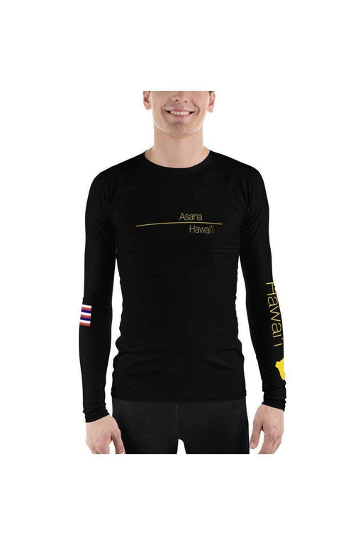 Asana Hawaii Men's Rash Guard XS Asana Hawaii ʻAnaehoʻomalu Men's Rash Guard