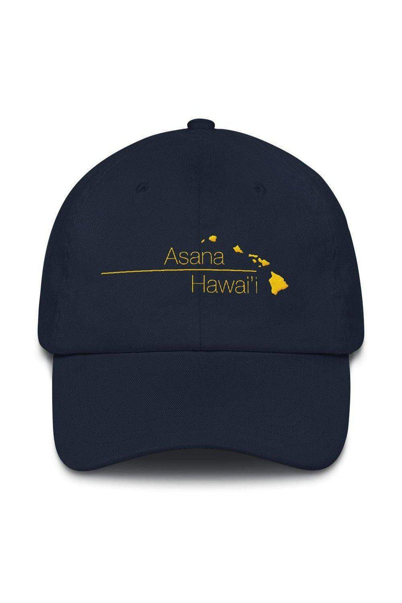 Asana Hawaii Cotton Hat Navy Asana Hawaii Classic Cotton Hat