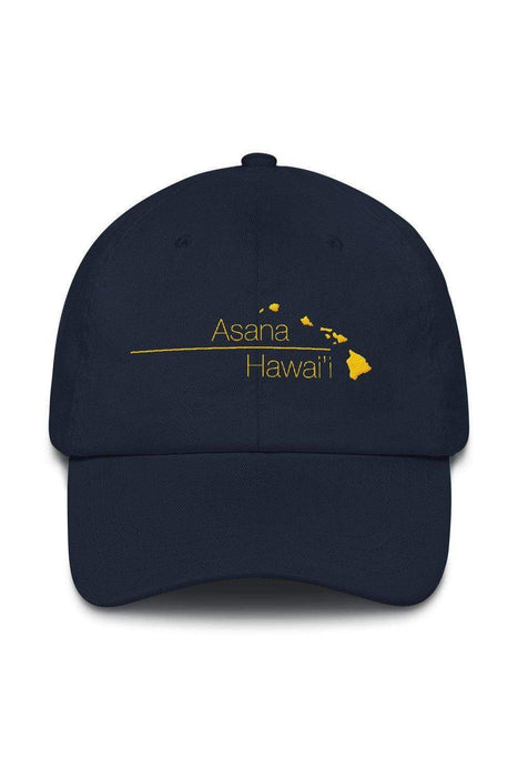 Asana Hawaii Cotton Hat Navy Asana Hawaii Classic Cotton Hat