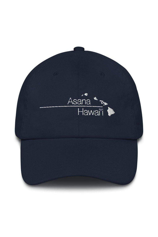 Asana Hawaii Cotton Hat Navy Asana Hawaii Classic Cotton Hat