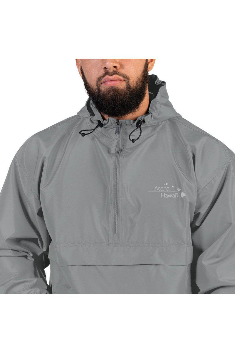 Asana Hawaii Champion Packable Jacket Graphite / S Asana Hawai'i Embroidered Champion Packable Jacket