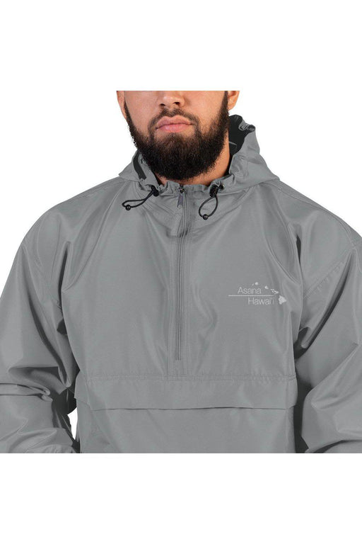 Asana Hawaii Champion Packable Jacket Graphite / S Asana Hawai'i Embroidered Champion Packable Jacket