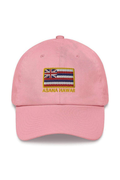 Asana Hawaii Cotton Hat Pink Asana Hawaii Flag Classic Hat