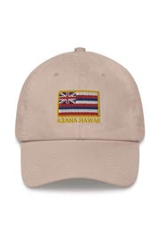 Asana Hawaii Cotton Hat Stone Asana Hawaii Flag Classic Hat
