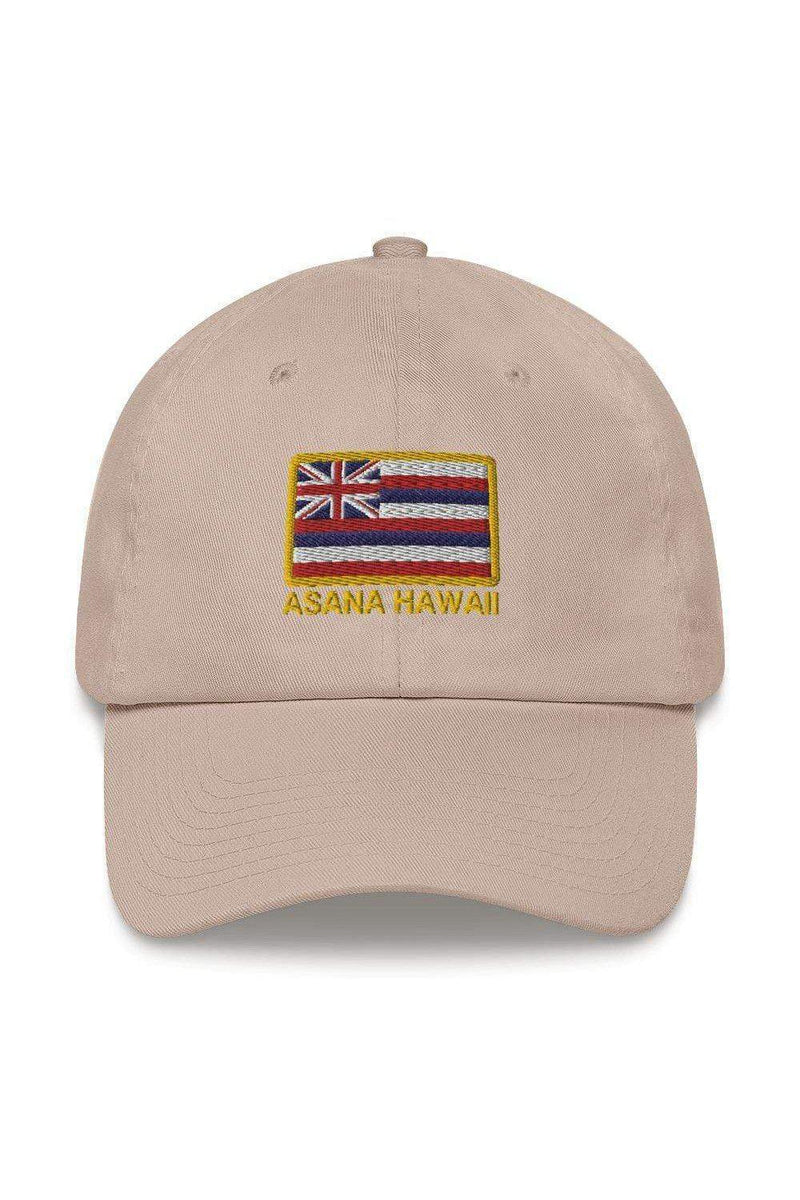 Asana Hawaii Cotton Hat Stone Asana Hawaii Flag Classic Hat