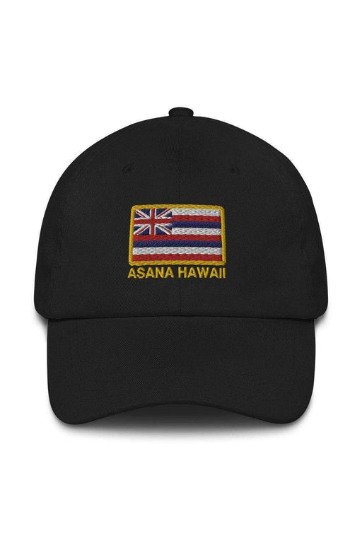 Asana Hawaii Cotton Hat Black Asana Hawaii Flag Classic Hat