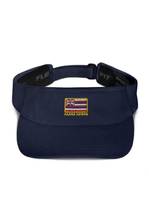 Asana Hawaii Visor Navy Asana Hawaii Flag Visor