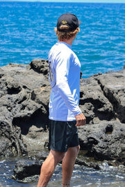 Asana Hawaii Men's Rash Guard Asana Hawaii Geo Surfer Men's Rash Guard