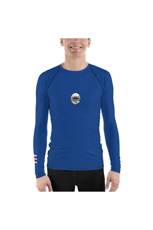 Asana Hawaii Men's Rash Guard Asana Hawaii Hilo Canoes Men's Rash Guard